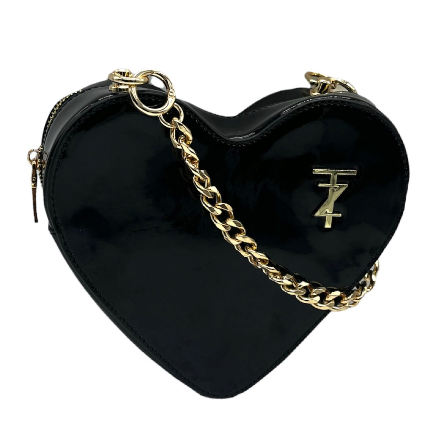 SOV Vol II leather heart bag - Onyx Black