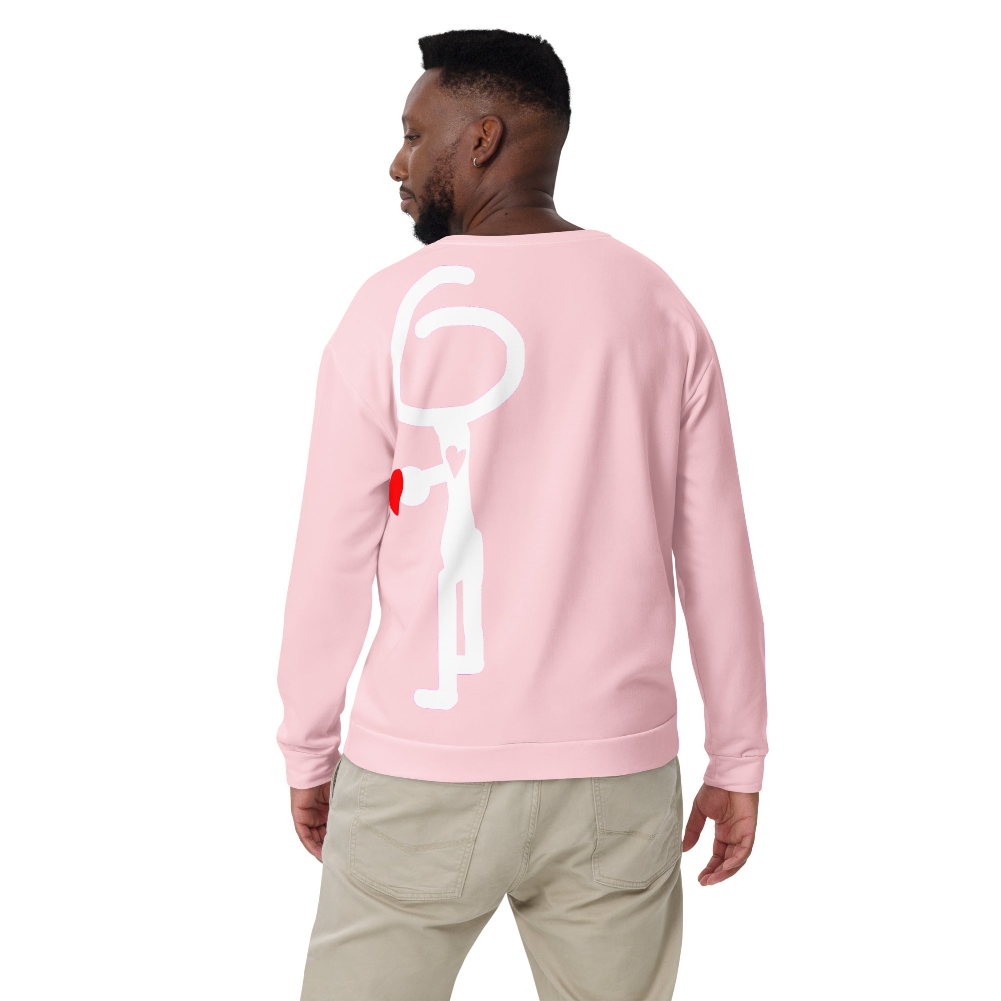 Unisex Love Sweatshirt - Pink
