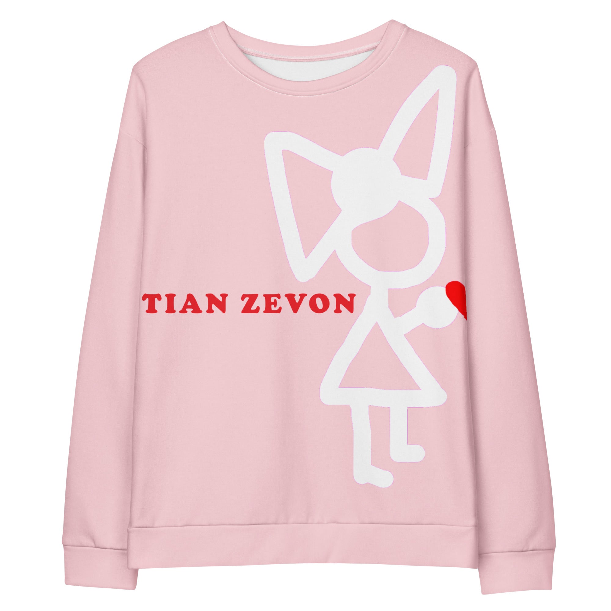 Unisex Love Sweatshirt - Pink