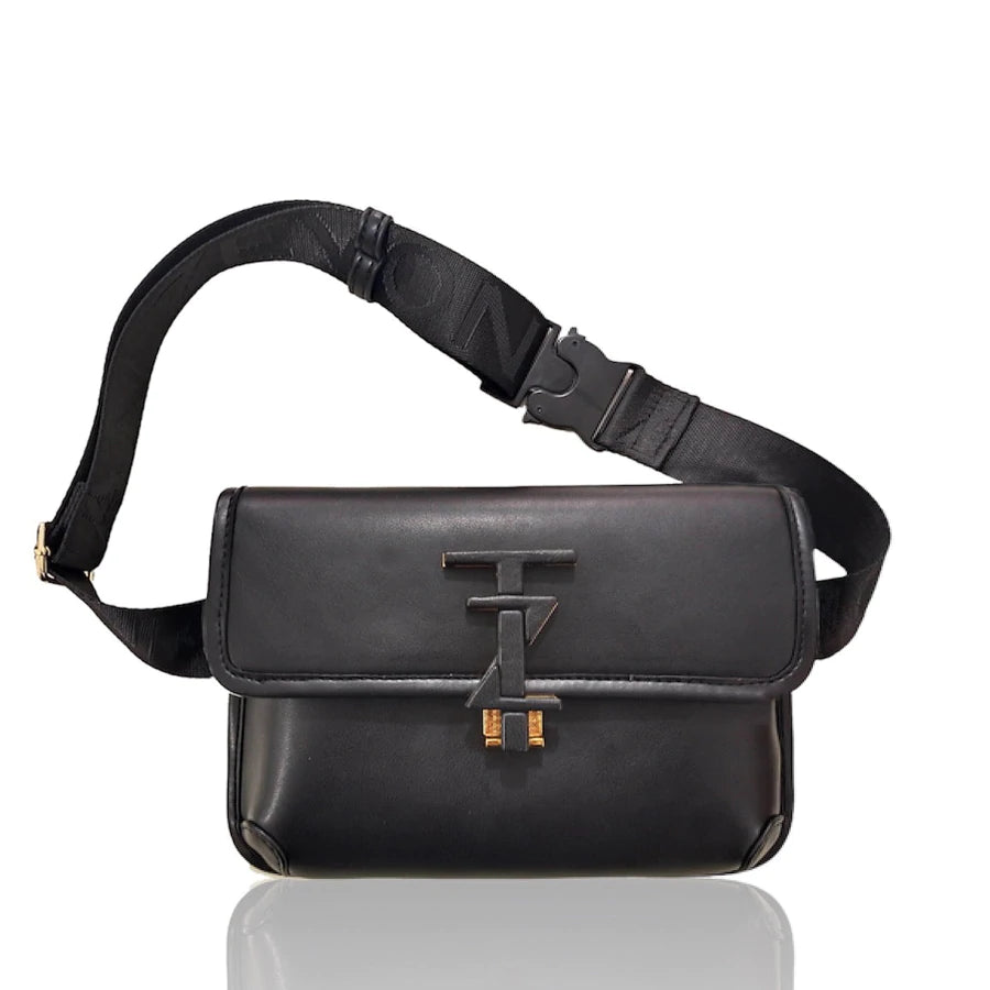 TAFARI leather chest bag and Beltpack- Onyx