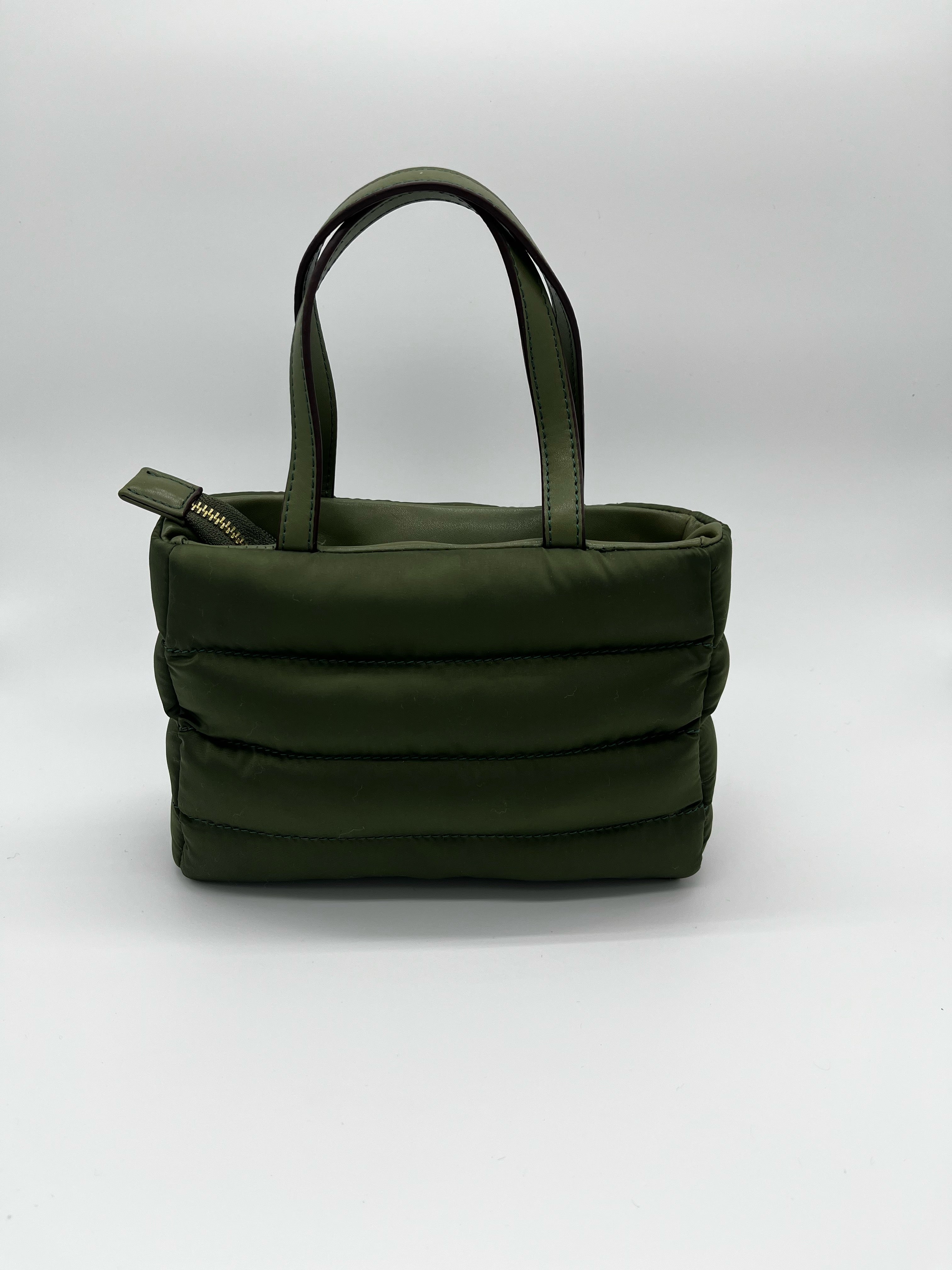 Rhyan mini puffer bag crossbody- Sage Green