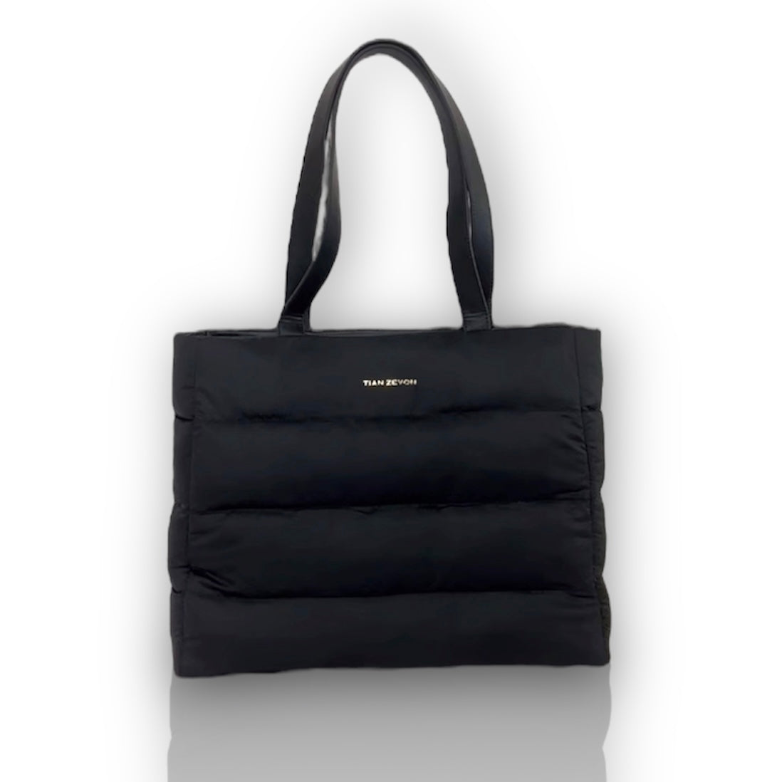 Rhyan Grande puffer bag- Onyx Black