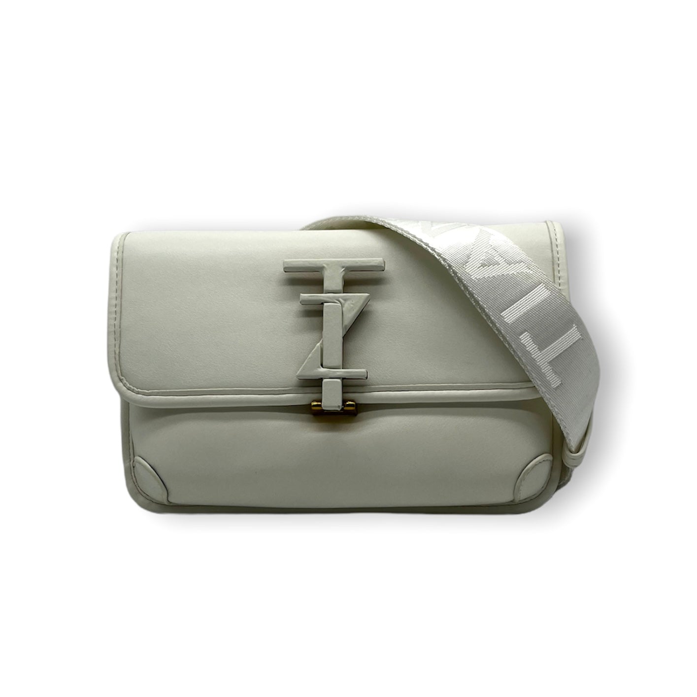 TAFARI leather chest bag and Beltpack- Ivory
