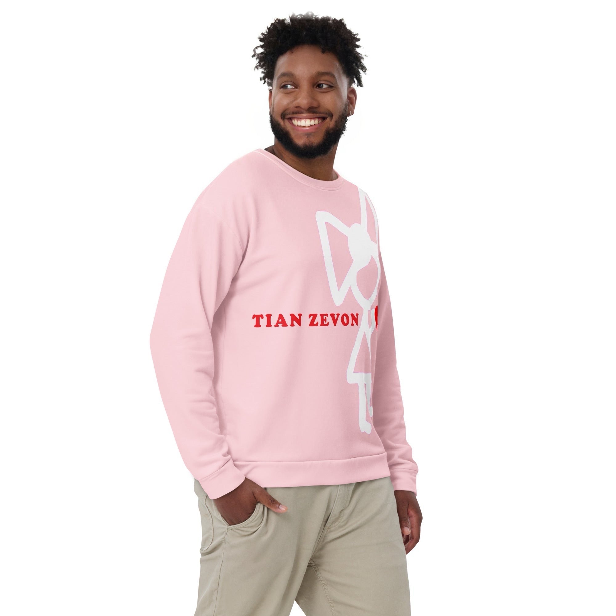 Unisex Love Sweatshirt - Pink