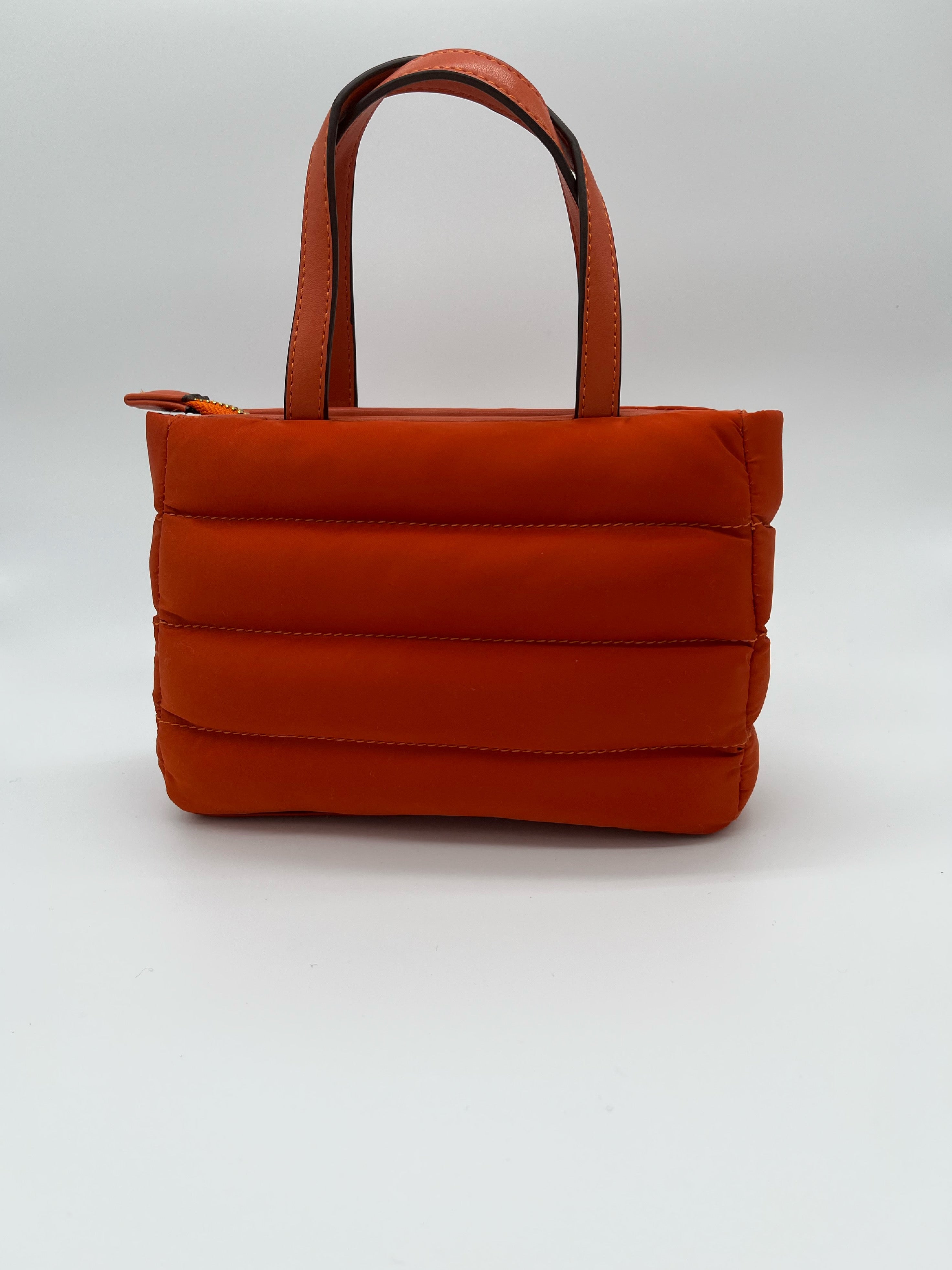 Rhyan mini puffer bag crossbody- Dawn Orange