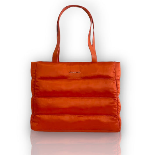 Rhyan Grande puffer bag- Dawn Orange