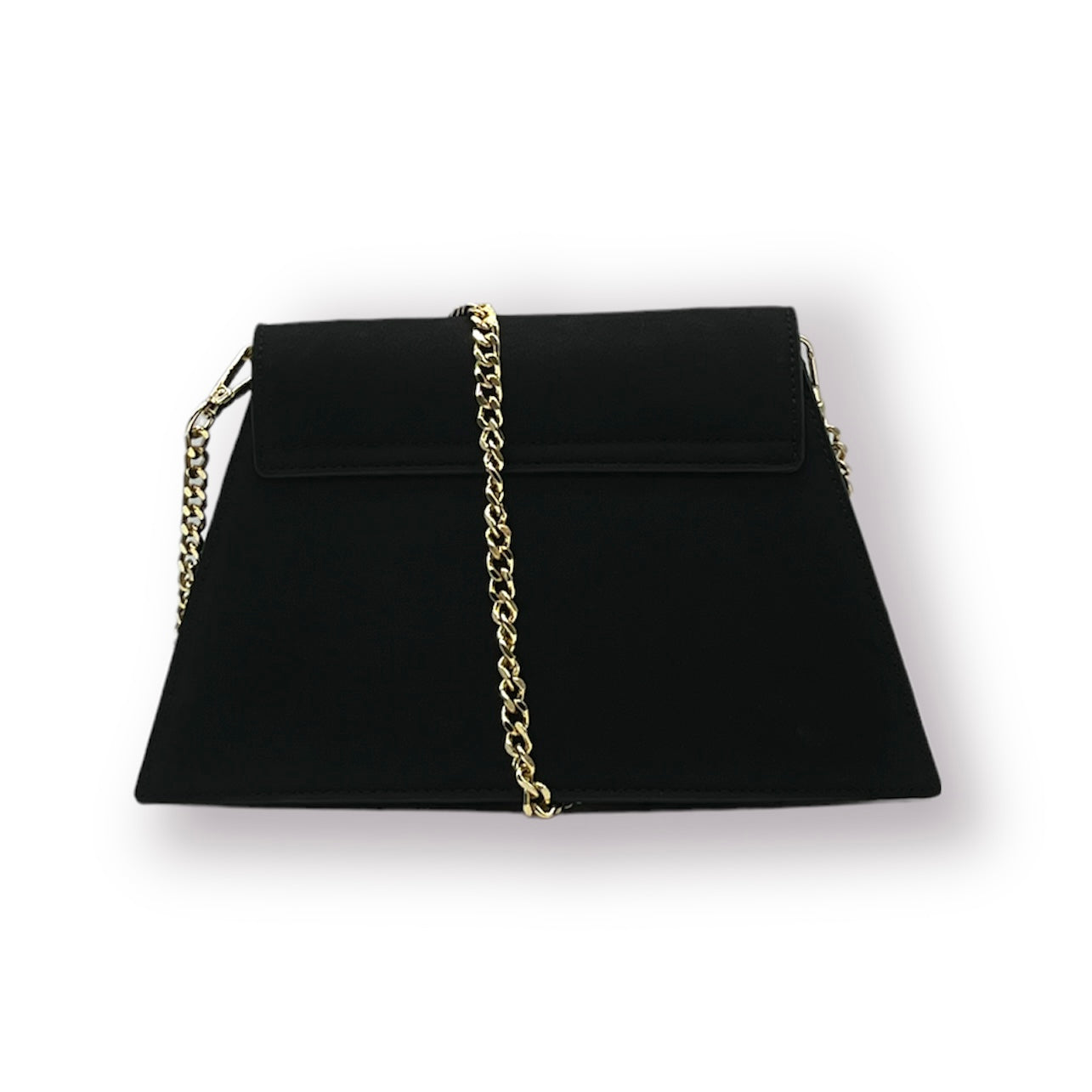 AJANI Suede crossbody clutch bag - onyx